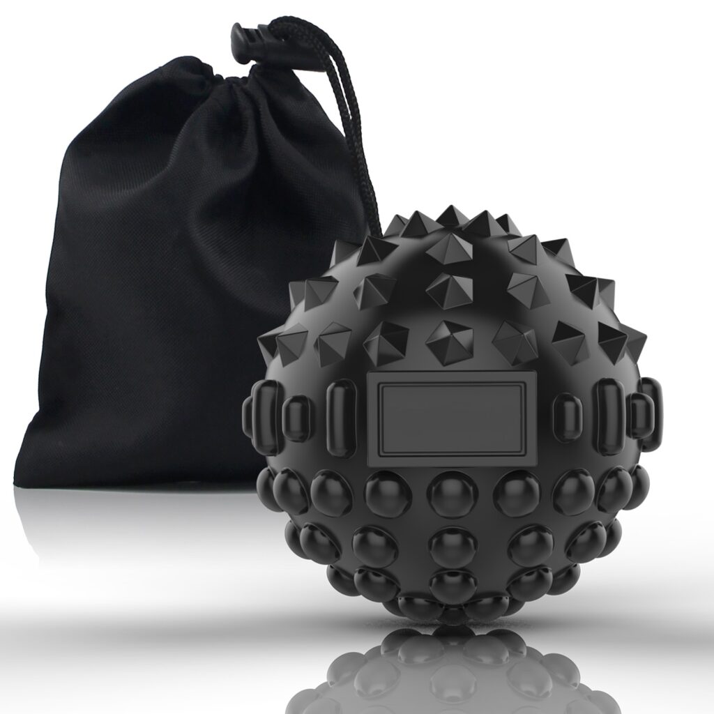 Custom Logo Eco-Friendly Pu Spike Soft Massage Yoga Ball for Fitness Exercise